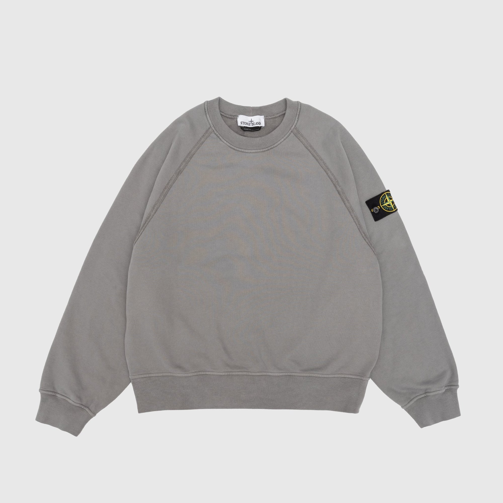 Brushed Organic Cotton Sweater Stone island – Гарантія оригінальності – боковий вид - STONE ISLAND