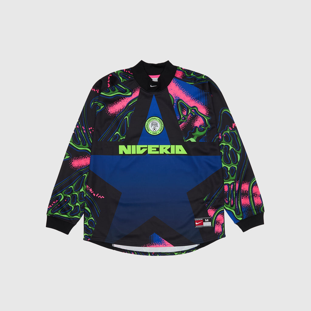 Nigeria Authentic Goalkeeper Soccer Jersey Nike – Гарантія оригінальності – боковий вид