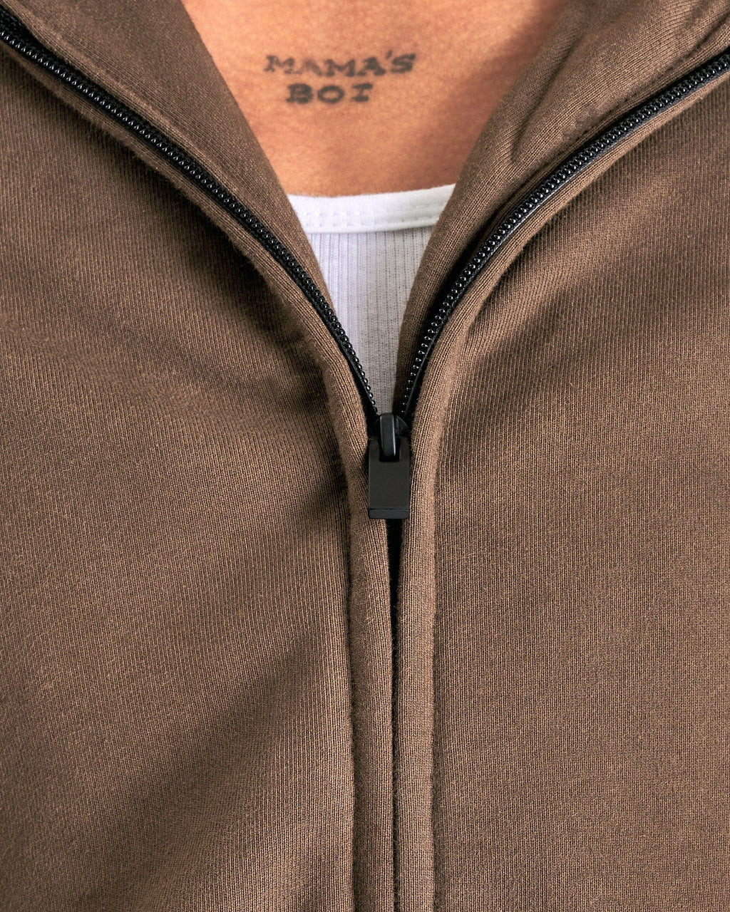 Full Zip Hoodie In Olive Fear of god – Гарантія оригінальності – збільшений вид