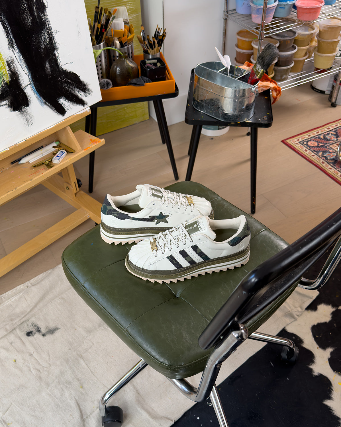 Оригінальна By Edison Chen X Bape Superstar Ds Adidas – збільшений вид - ADIDAS