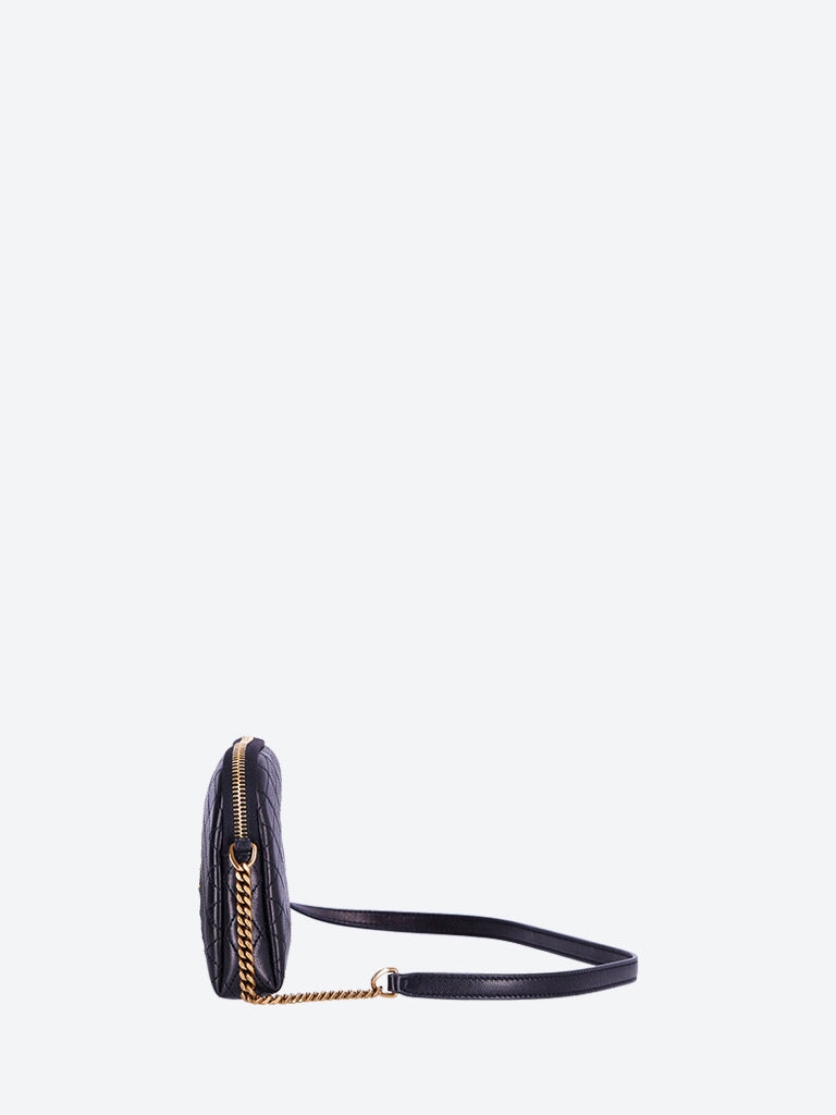 Gaby Lambskin Zippered Shoulder Bag Saint laurent оригінал – Купити в Україні – детальний вид