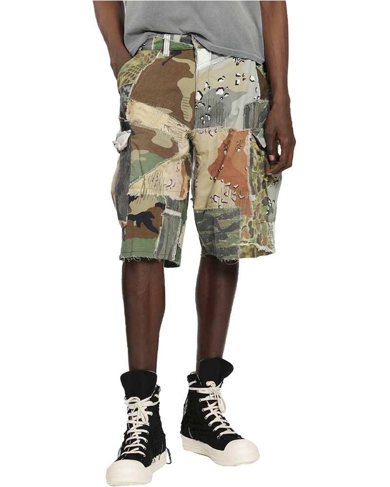 Retouche Camo Patchwork Cargo Shorts Gallery department – Гарантія оригінальності