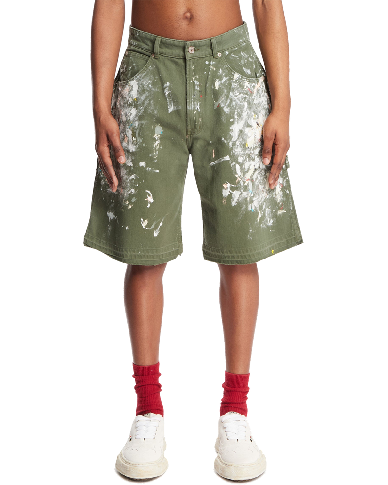 Green Patent-Effect Shorts Gallery department – Гарантія оригінальності