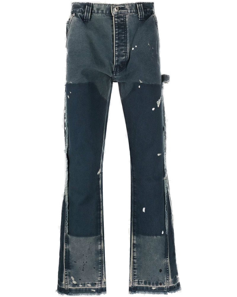 Navy Paint-Splatter Detail Jeans Gallery department оригінал – Купити в Україні