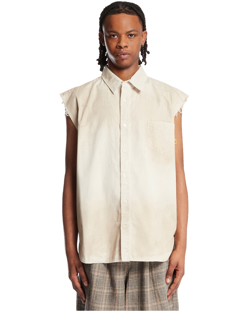 Beige Sleeveless Shirt Gallery department оригінал – Купити в Україні