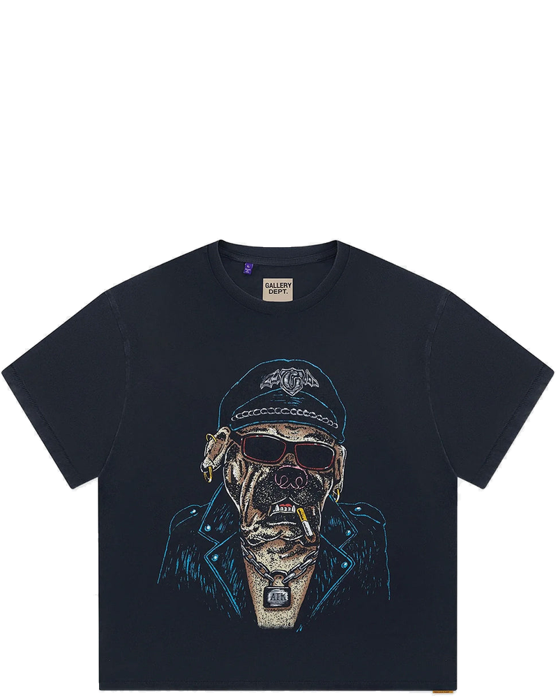 Оригінальна Vintage Black Oct Biker Dog Tee Gallery department