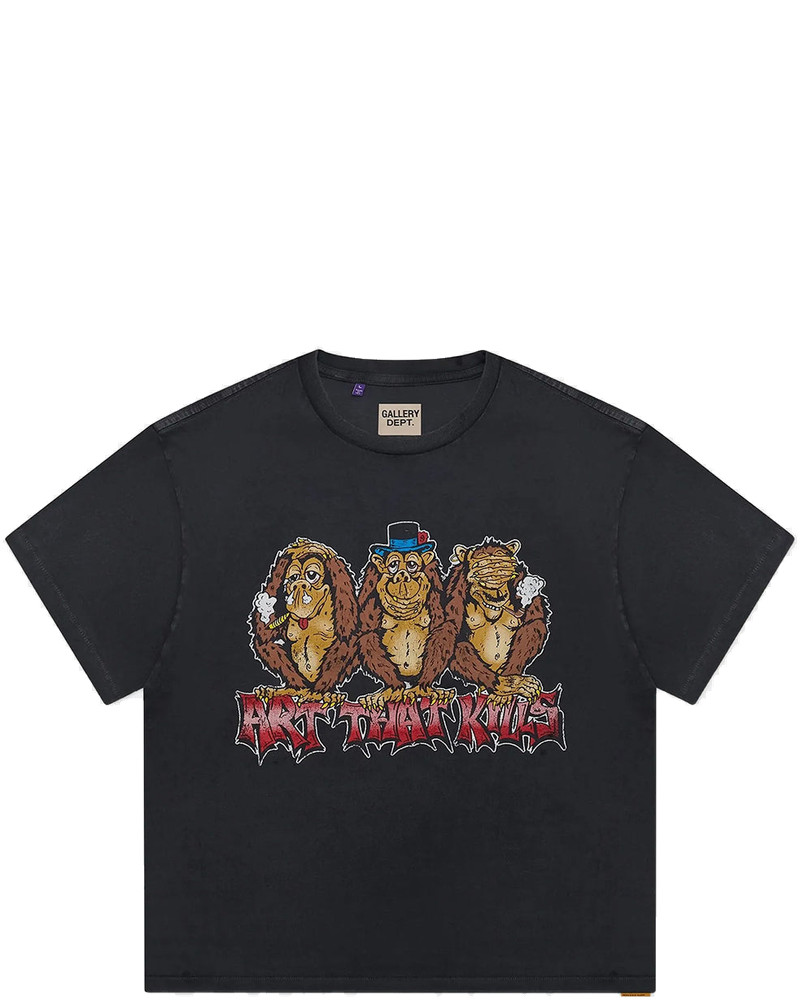 Vintage Black See No Evil Tee Gallery department – Гарантія оригінальності