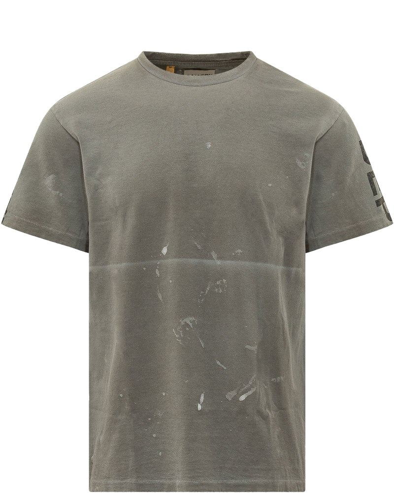 T-Shirt With Distressed Effect And Short Sleeves Gallery department – Гарантія оригінальності