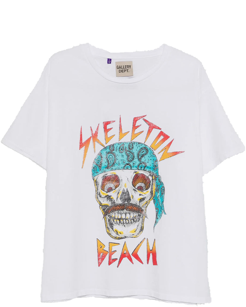 Оригінальна Clean White Skeleton Beach Tee Gallery department