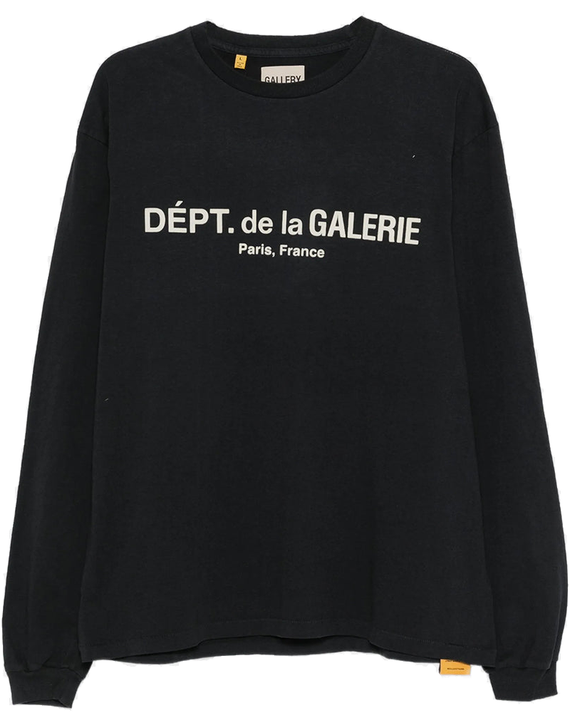 Оригінальна Washed Black French Logo Lux Long Sleeve Tee Gallery department
