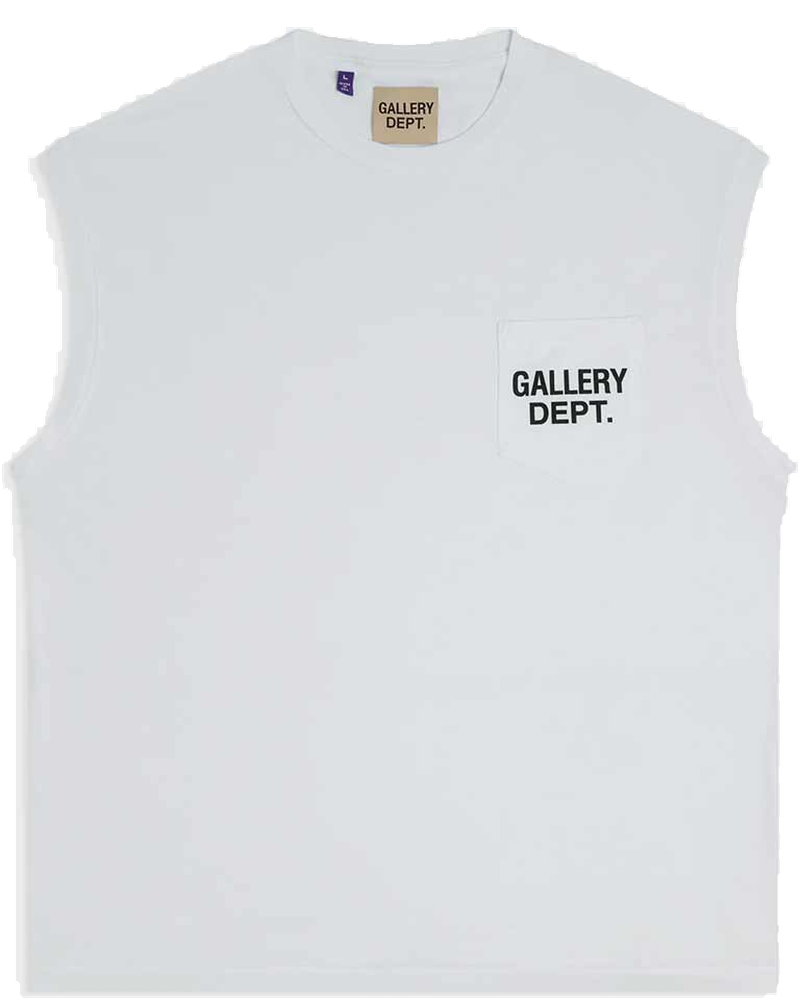 Оригінальна White Augi Sleeveless Tee Gallery department