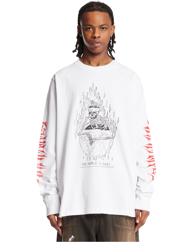 Оригінальна White The World Is Ours T-Shirt Gallery department