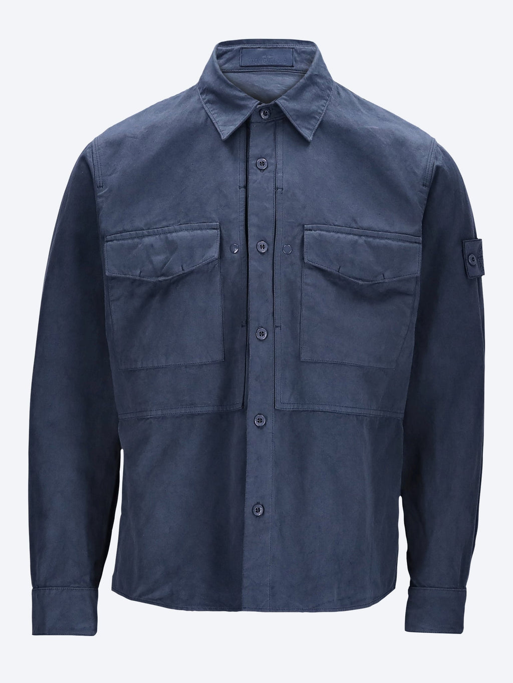 Garment Dyed Ghost Shirt Stone island – Гарантія оригінальності – боковий вид