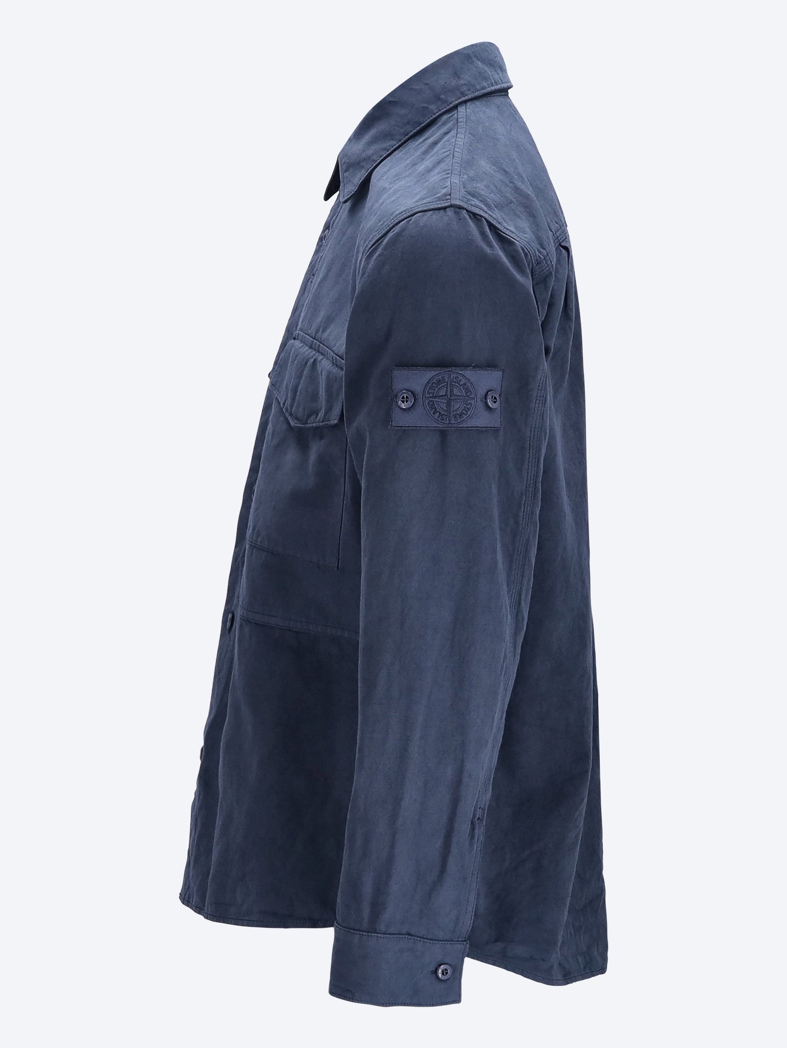 Garment Dyed Ghost Shirt Stone island – Гарантія оригінальності – вид ззаду
