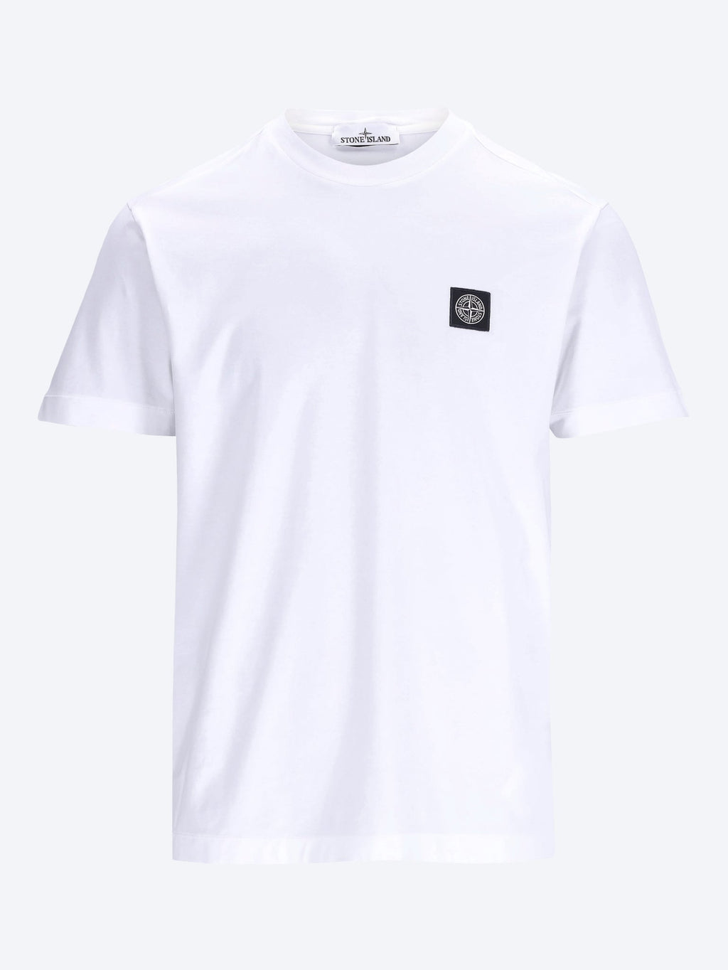 Garment Dyed Short Sleeve T-Shirt Stone island оригінал – Купити в Україні – боковий вид