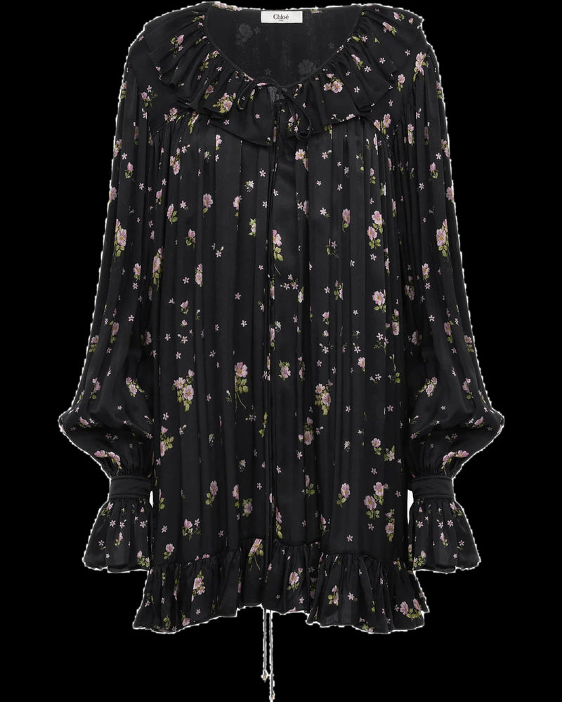 BG_REMOVED_CATALOG_Gathered mini dress - CHLOE