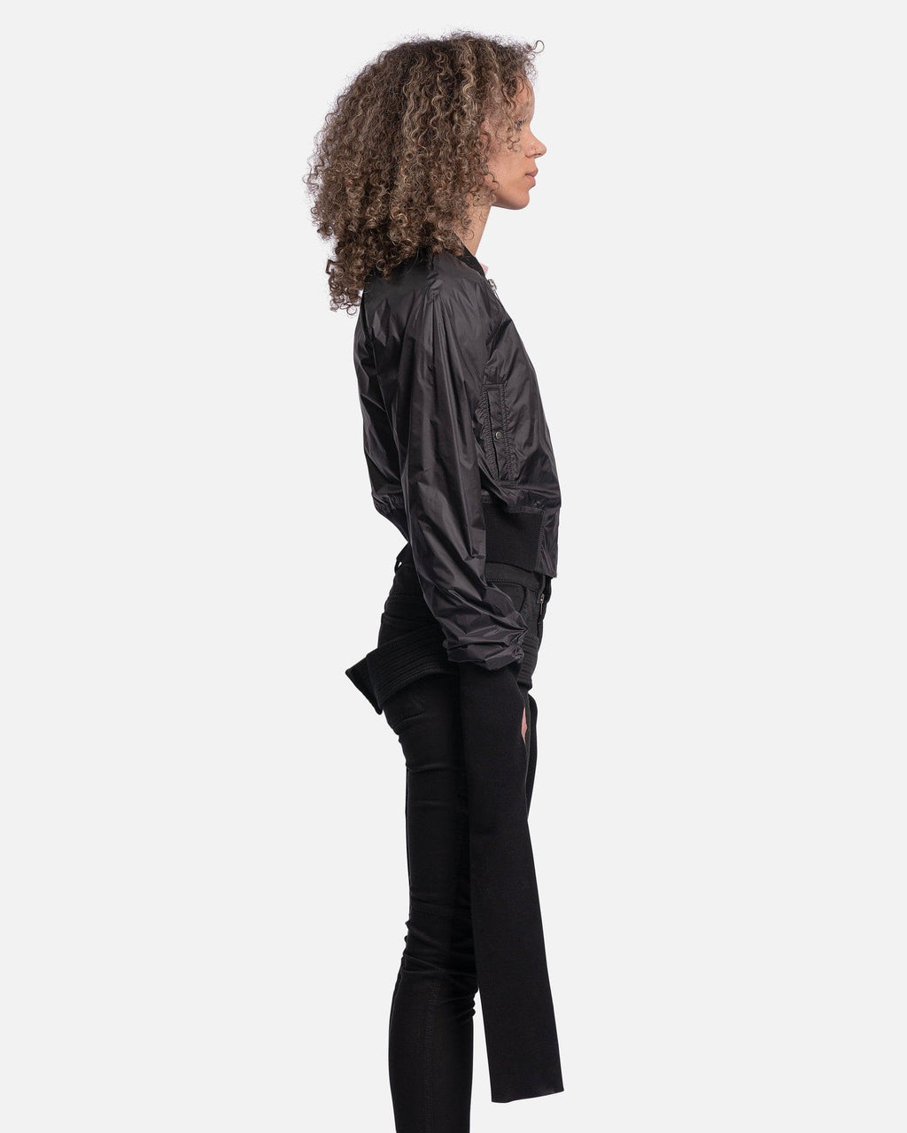 Gauntlet Faun Bomber In Black Rick owens оригінал – Купити в Україні – вид ззаду