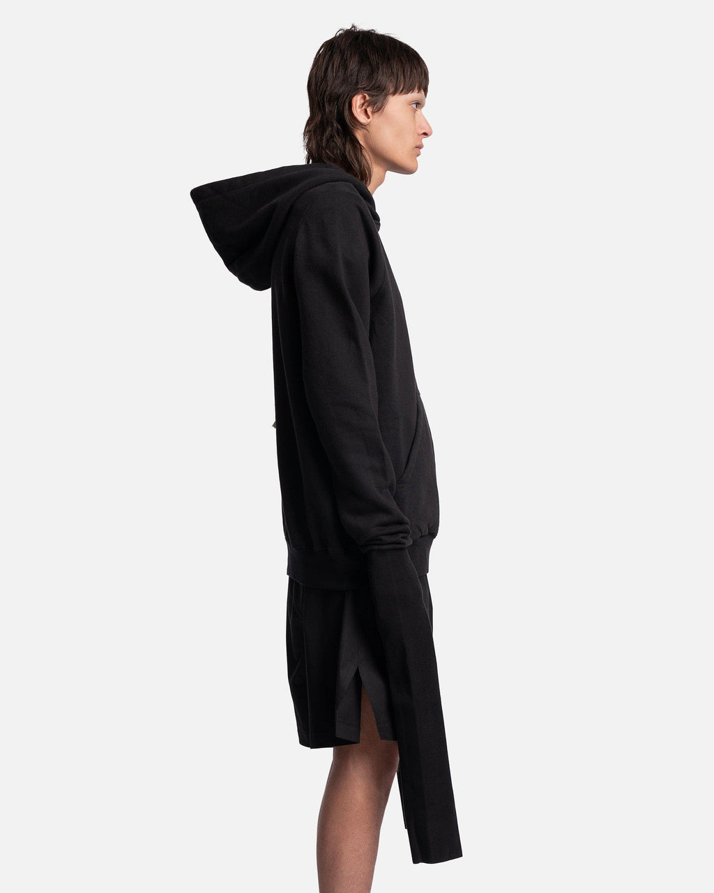 Gauntlet Granbury Hoodie In Black Rick owens оригінал – Купити в Україні – вид ззаду