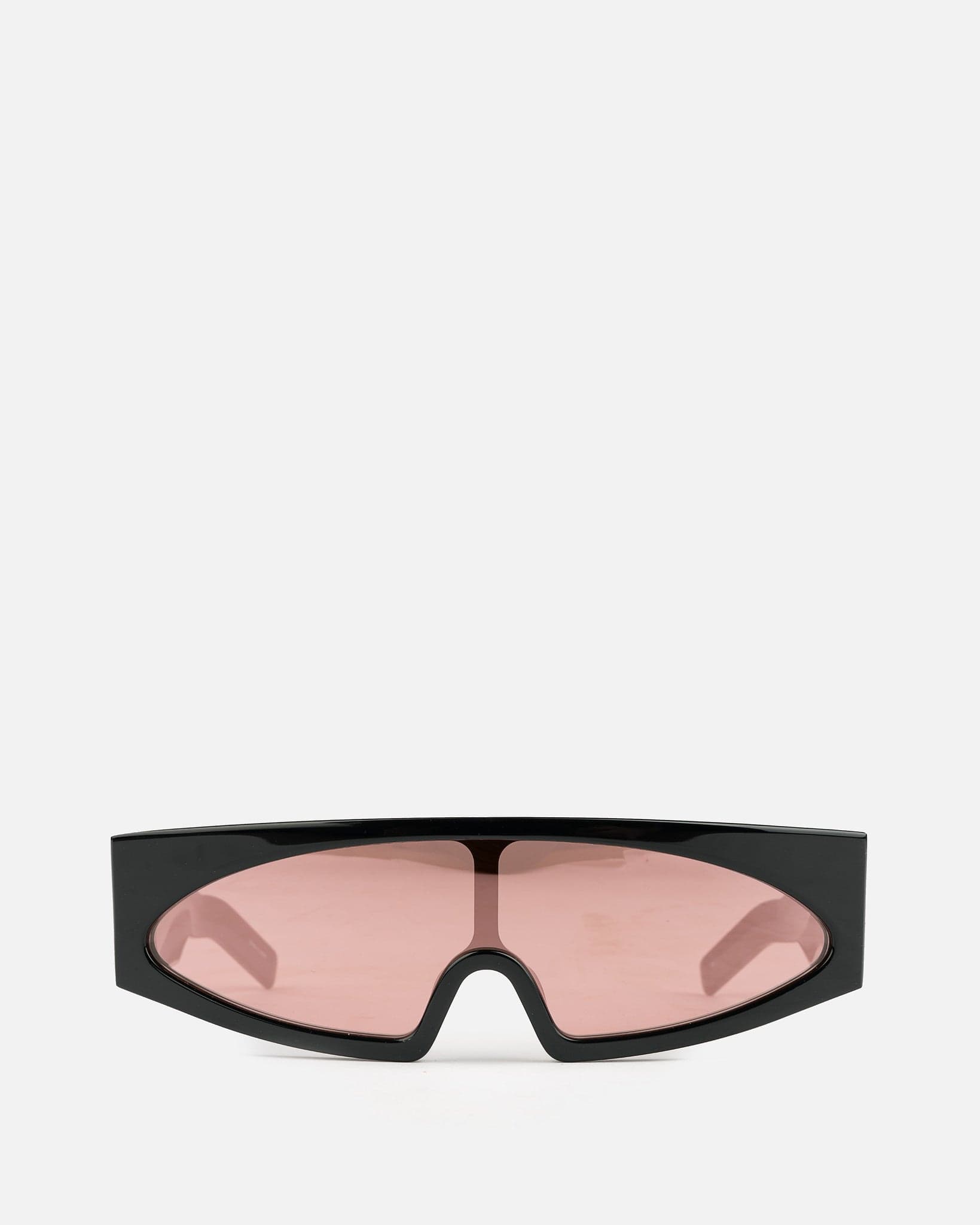 Gene Sunglasses In Black Rick owens – Гарантія оригінальності – боковий вид - RICK OWENS