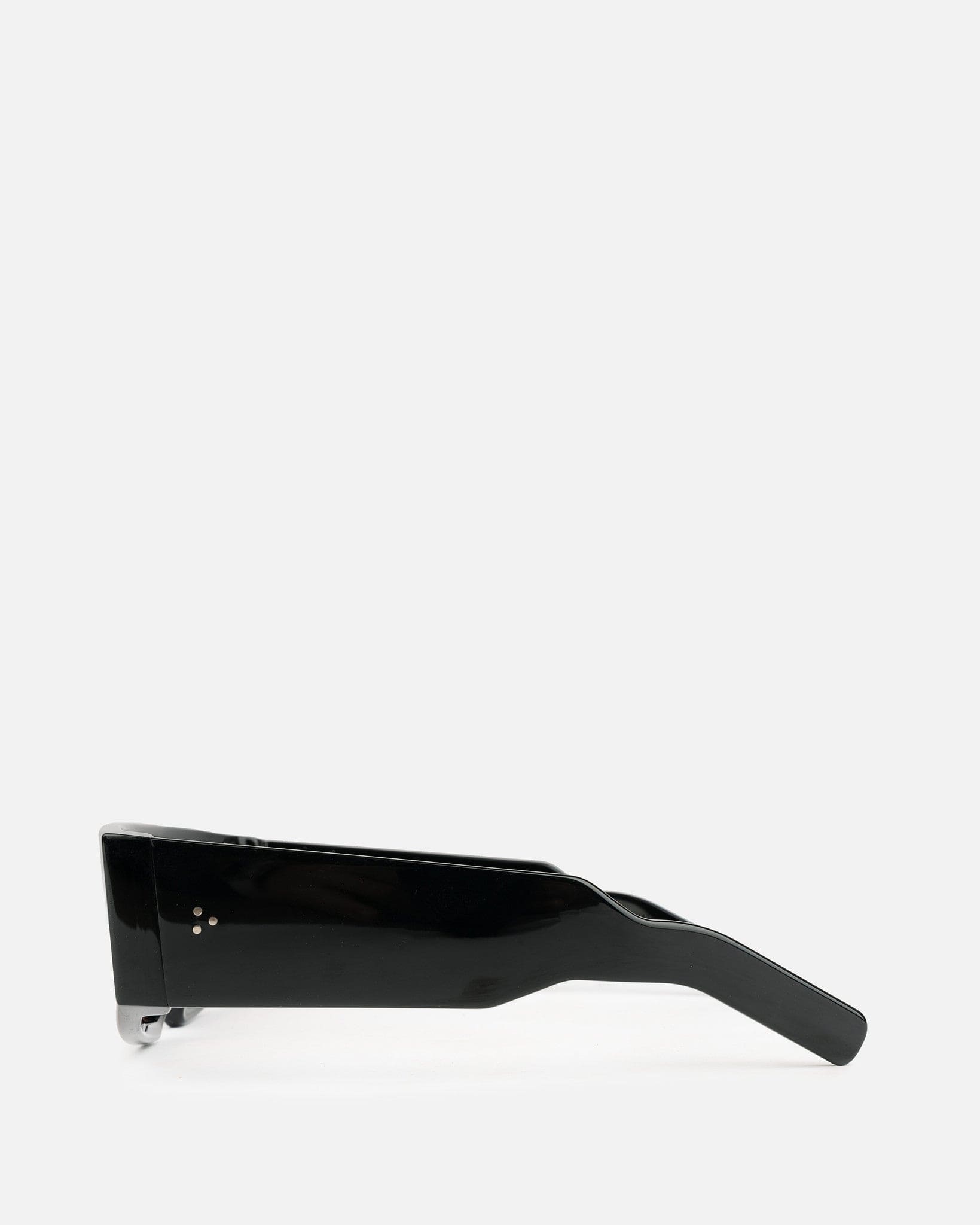 Gene Sunglasses In Black Rick owens – Гарантія оригінальності – вид ззаду - RICK OWENS