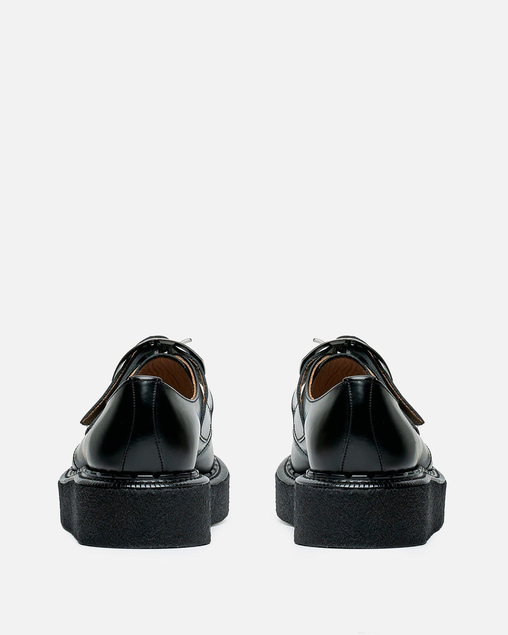 George Cox Edition Buckle Monk Shoes In Black Comme des garcons оригінал – Купити в Україні – збільшений вид