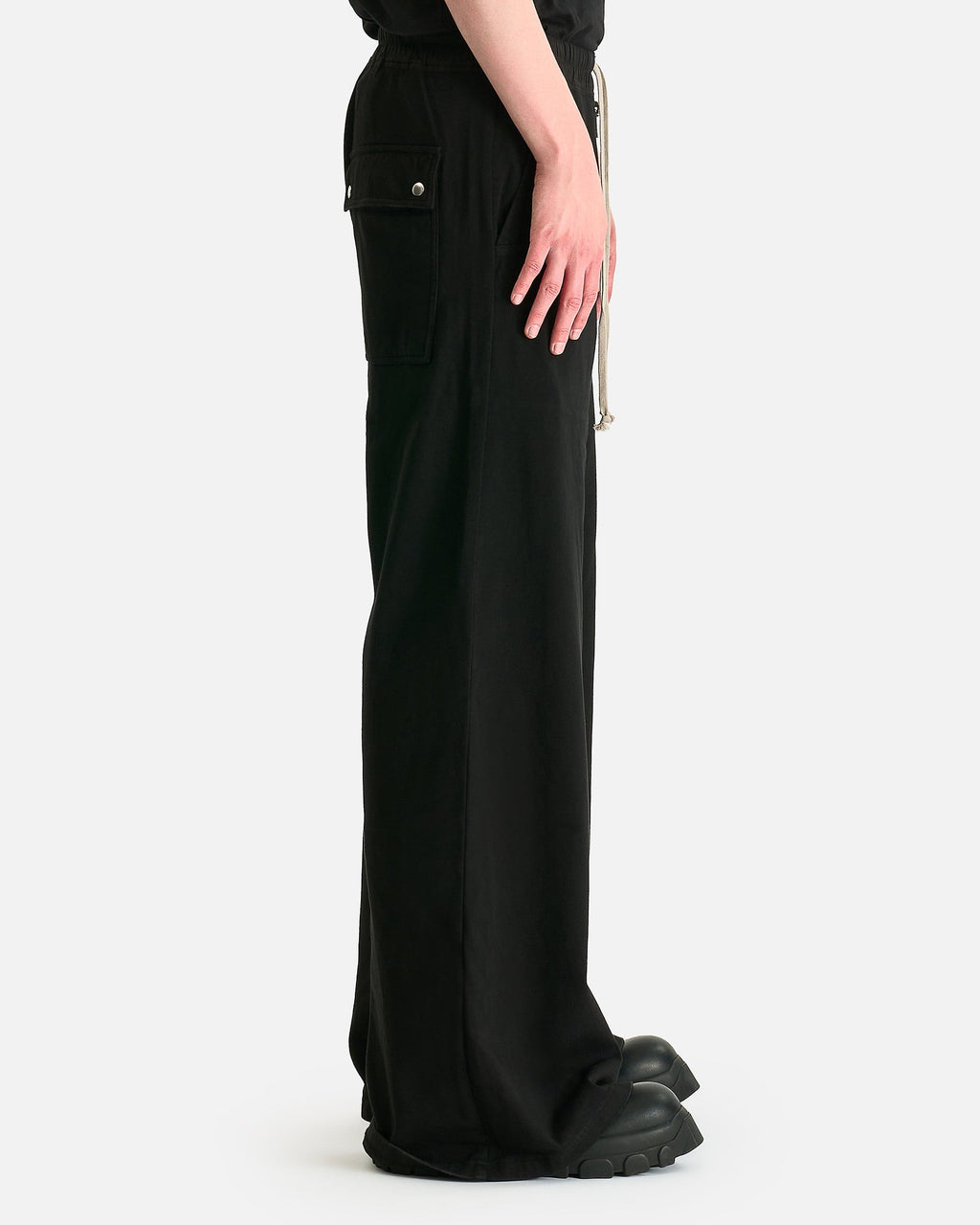 Оригінальна Geth Belas In Black Rick owens – вид ззаду