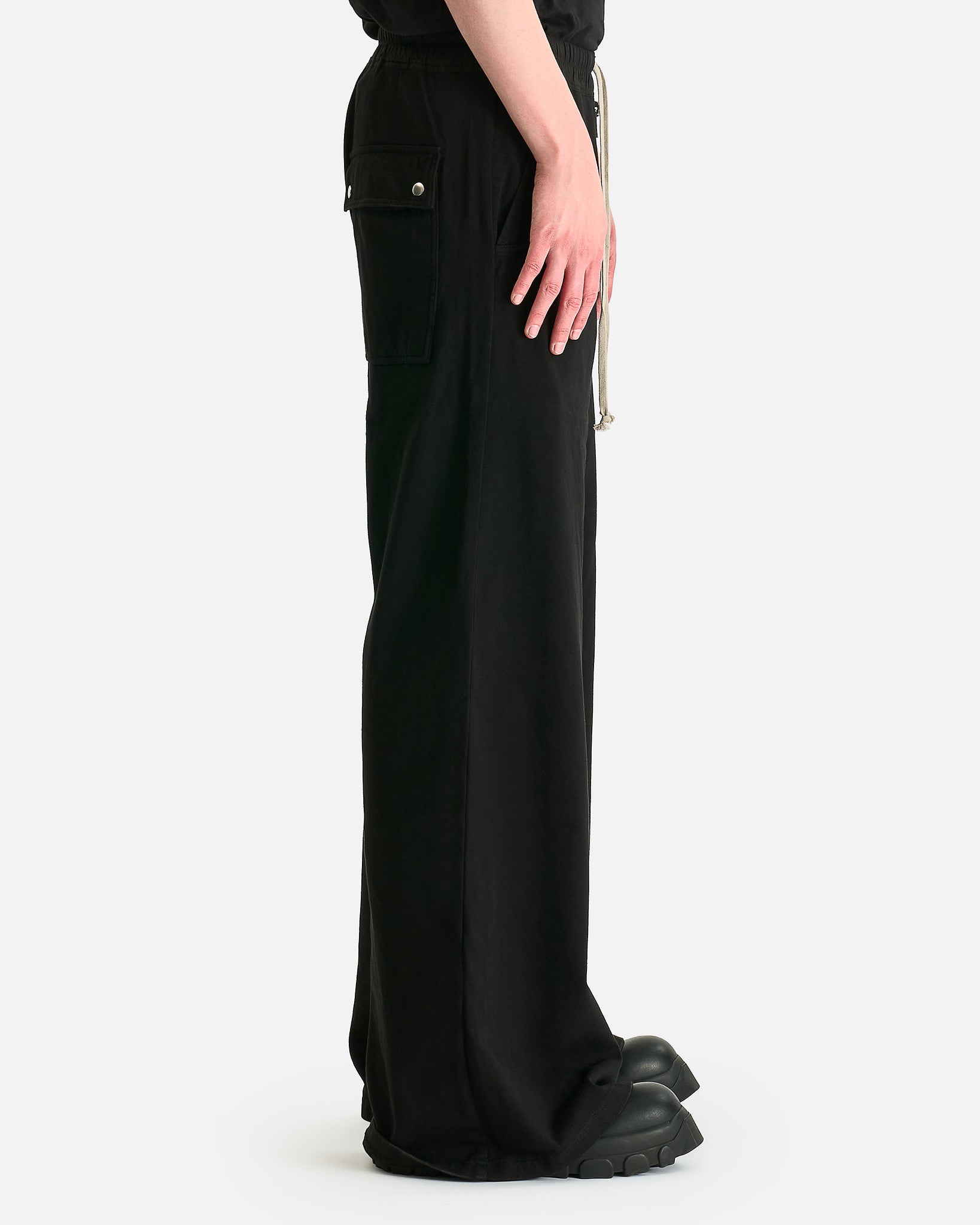 Оригінальна Geth Belas In Black Rick owens – вид ззаду