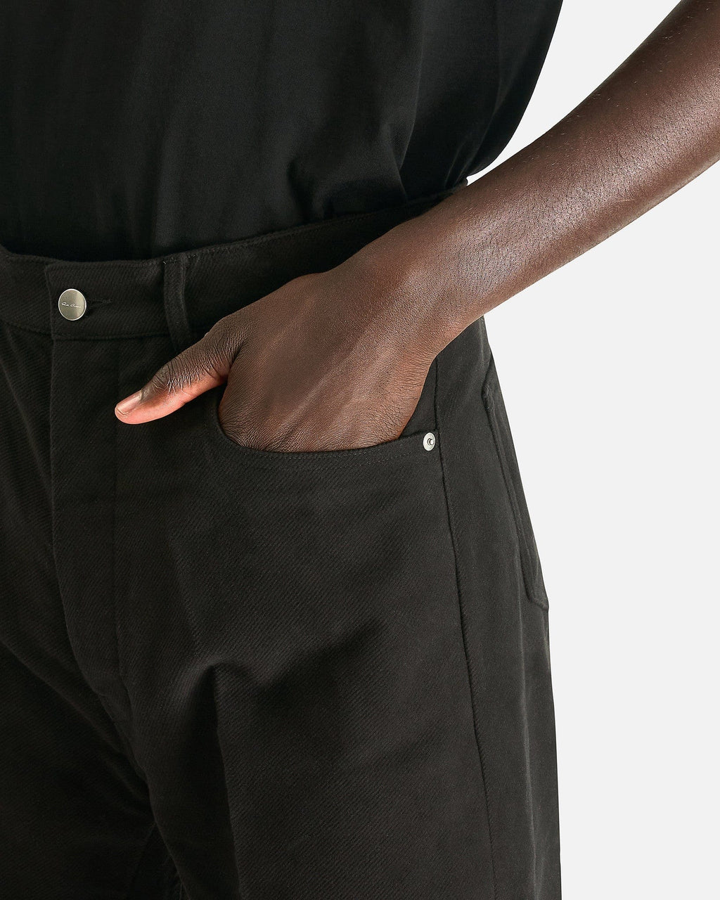Geth Jeans In Black Rick owens – Гарантія оригінальності – збільшений вид