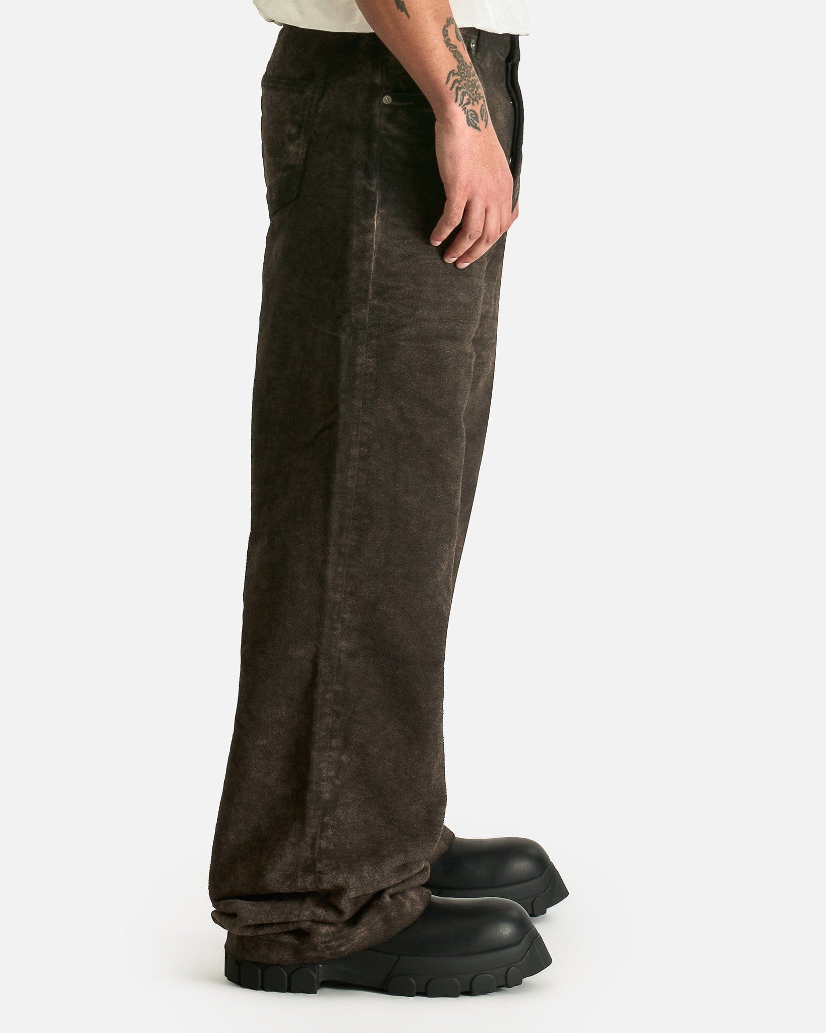 Geth Jeans In Dark Dust Rick owens – Гарантія оригінальності – вид ззаду