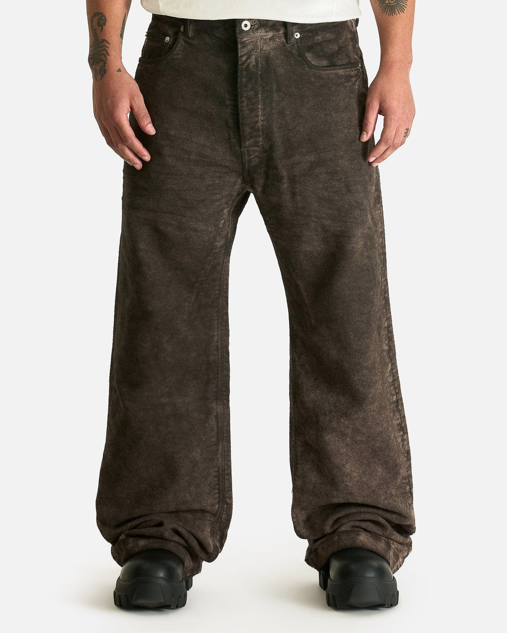 Geth Jeans In Dark Dust Rick owens – Гарантія оригінальності – боковий вид