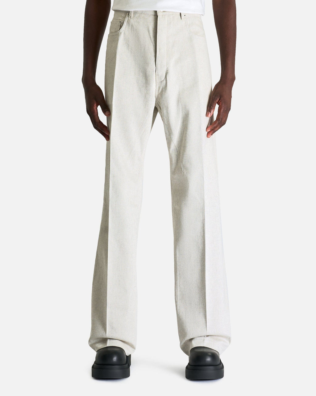 Оригінальна Geth Jeans In Dinge Rick owens – боковий вид
