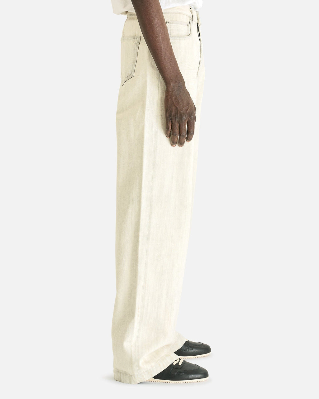 Geth Jeans In Milk Wash Rick owens оригінал – Купити в Україні – вид ззаду