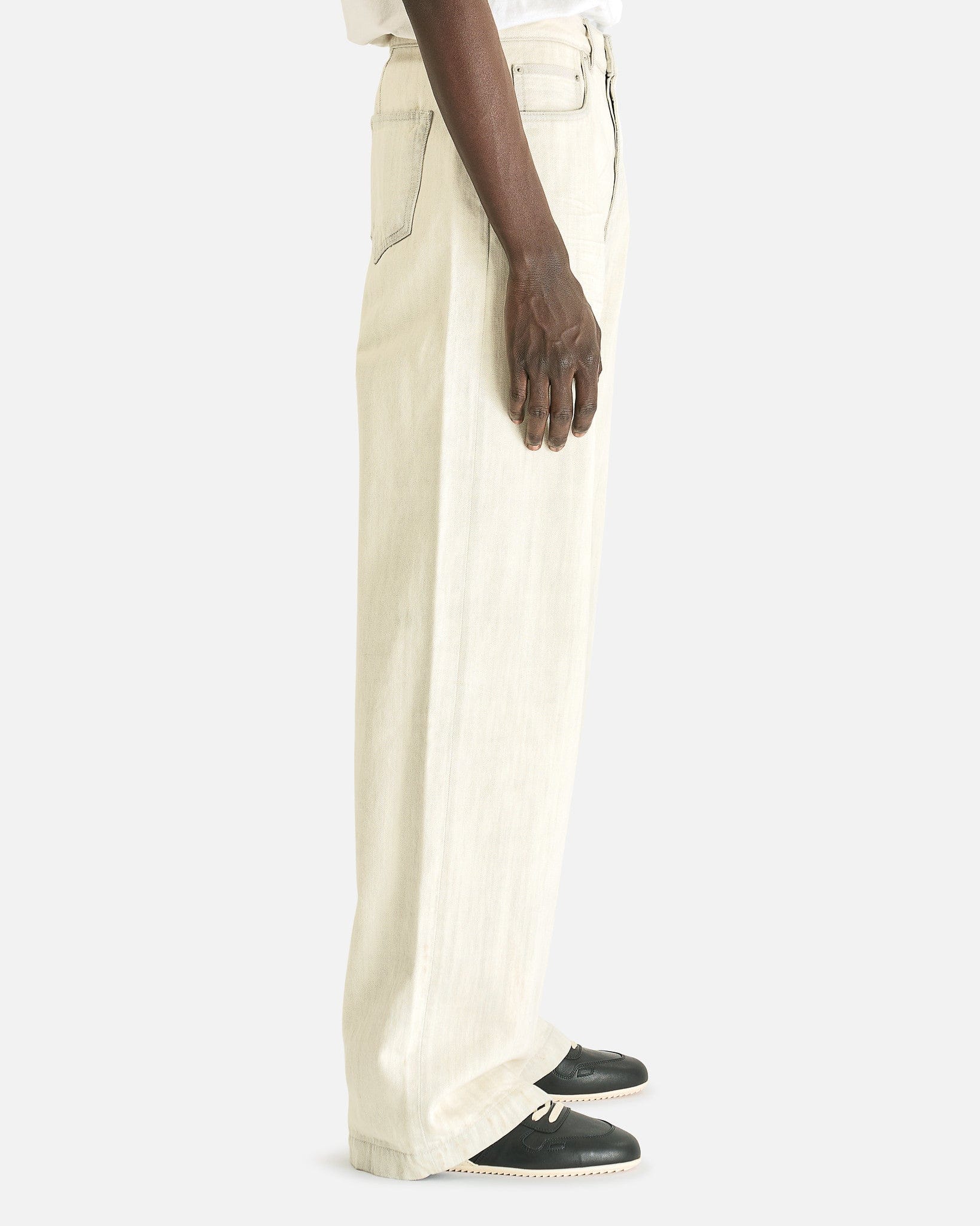 Geth Jeans In Milk Wash Rick owens оригінал – Купити в Україні – вид ззаду