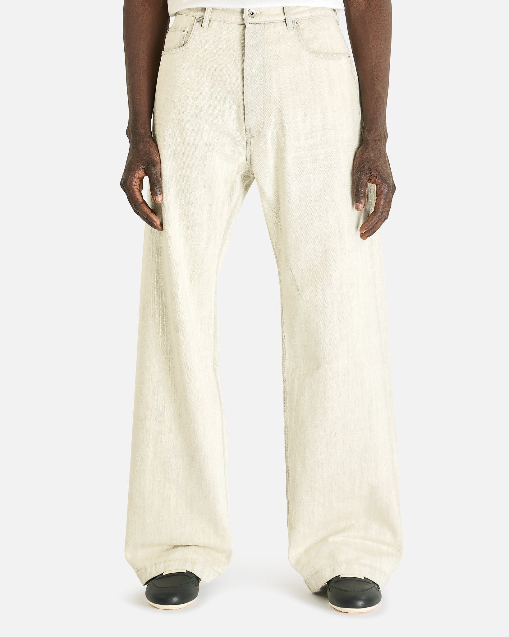 Geth Jeans In Milk Wash Rick owens оригінал – Купити в Україні – боковий вид