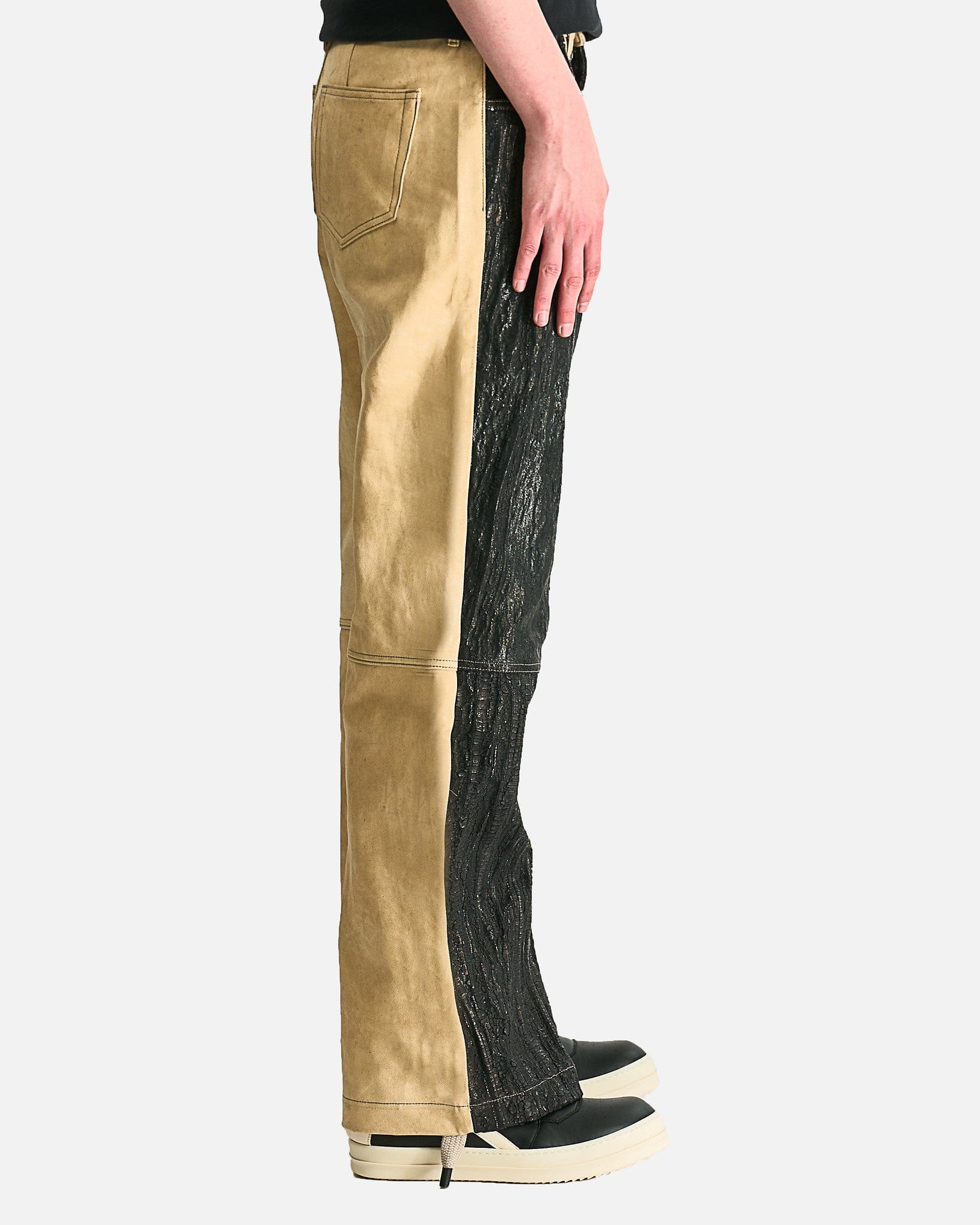 Geth Jeans In Parchment Rick owens – Гарантія оригінальності – вид ззаду