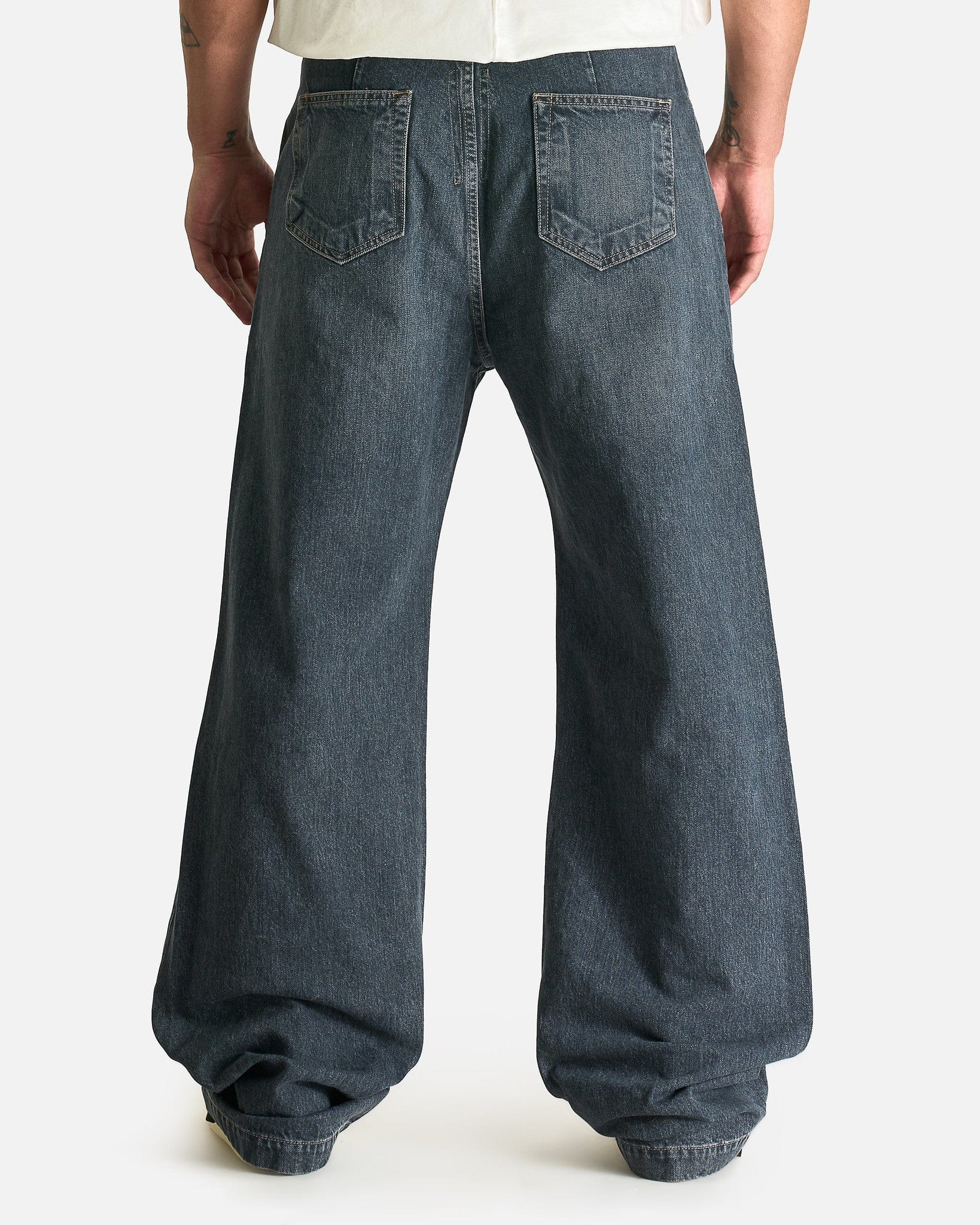 Geth Jeans In Washed Grey Rick owens – Гарантія оригінальності – детальний вид
