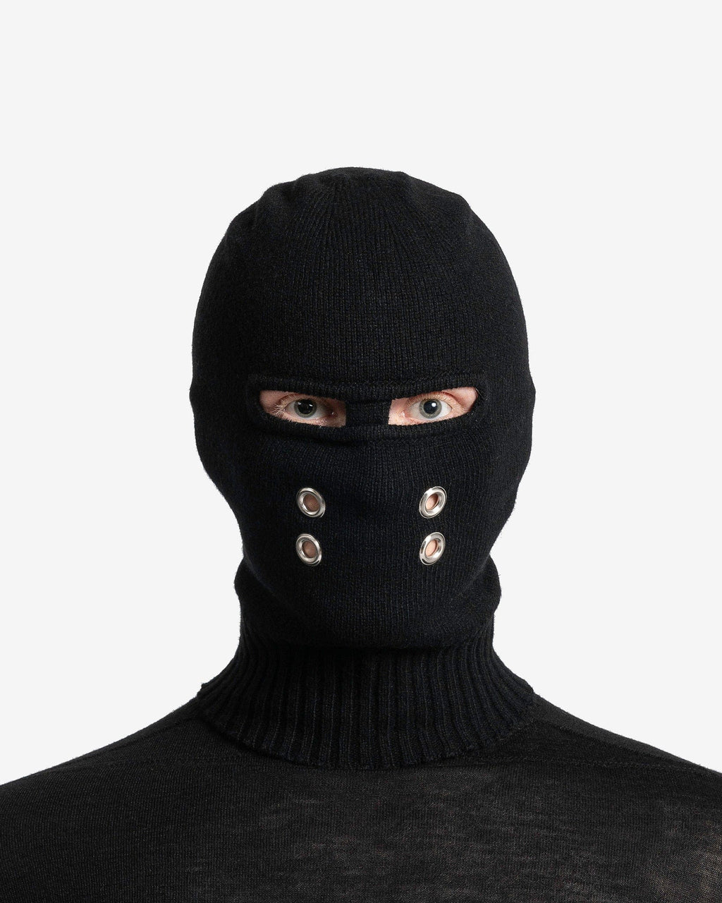 Gimp Balaclava In Black Rick owens оригінал – Купити в Україні – боковий вид