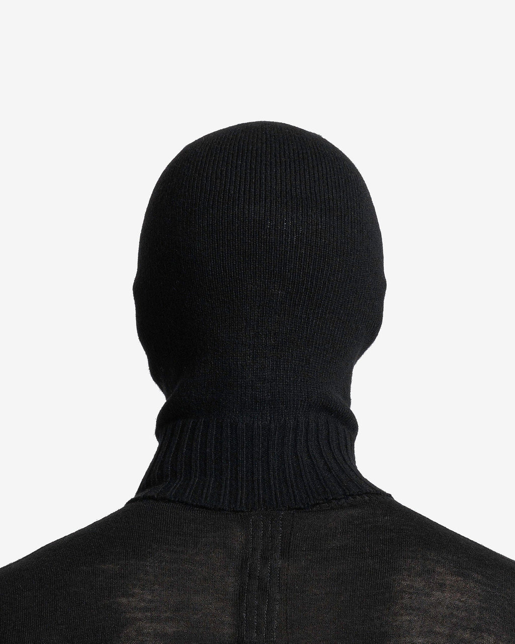 Gimp Balaclava In Black Rick owens оригінал – Купити в Україні – вид ззаду
