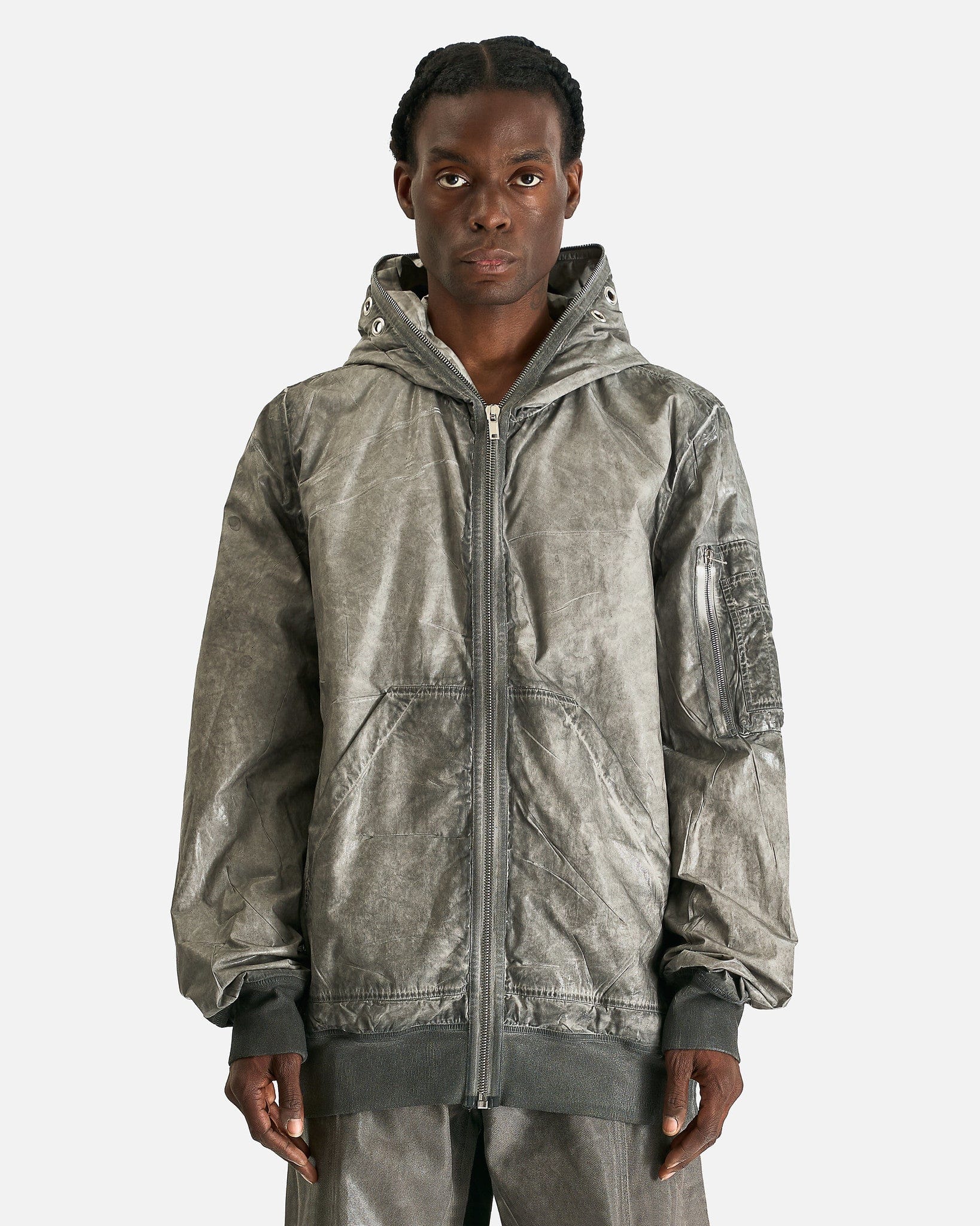 Оригінальна Gimp Flight Bomber In Darkdust Rick owens – боковий вид