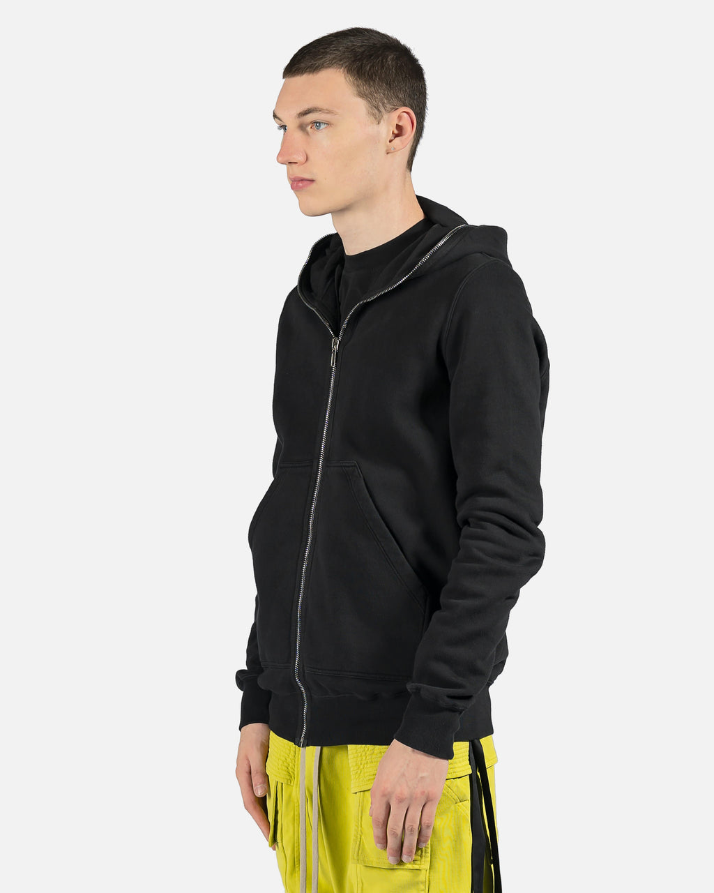Gimp Hoodie In Black Rick owens – Гарантія оригінальності – вид ззаду