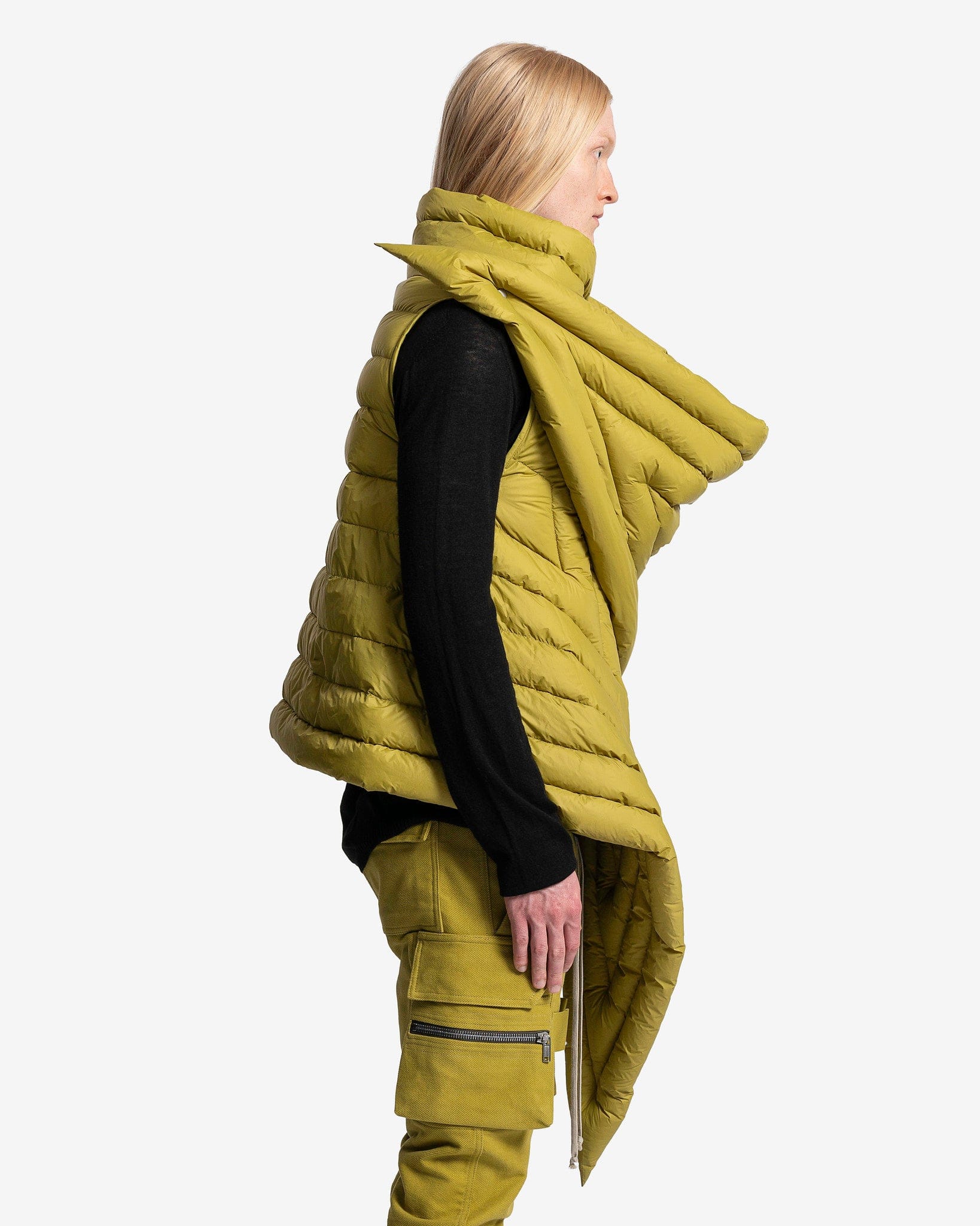 Gleam Vest In Acid Rick owens – Гарантія оригінальності – вид ззаду