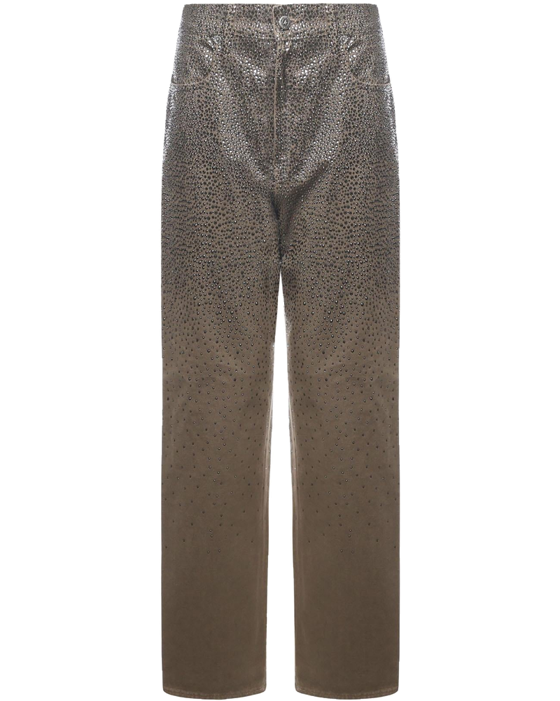 Оригінальна Pantaloni Con Swarovski Effetto Degradè Golden goose