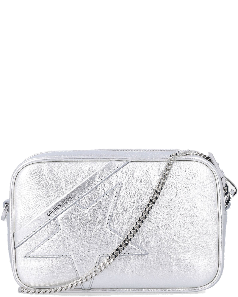 Mini Star Bag In Silver Leather Golden goose – Гарантія оригінальності
