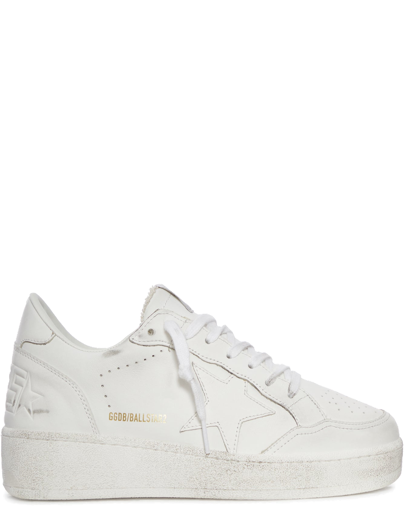 Ball Star Sneakers With Star And White Leather Heel Tab Golden goose – Гарантія оригінальності