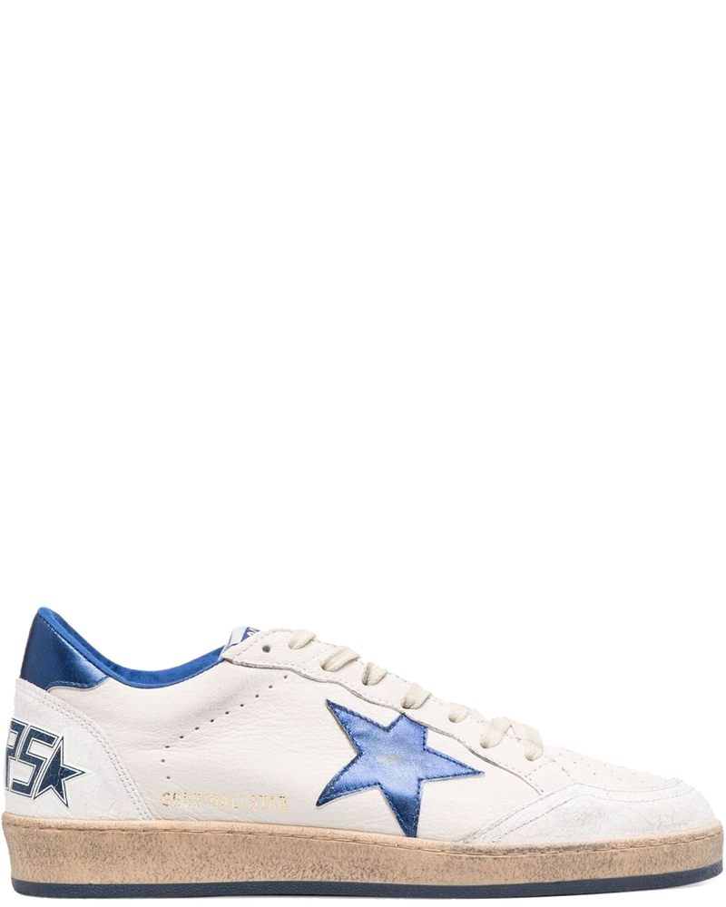 Оригінальна Ball-Star Wishes In White Nappa With Blue Star And Heel Golden goose