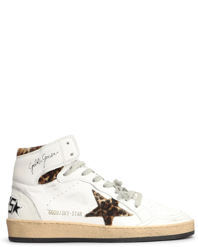 Sky-Star Sneakers With Leo Ponyskin Inserts Golden goose оригінал – Купити в Україні