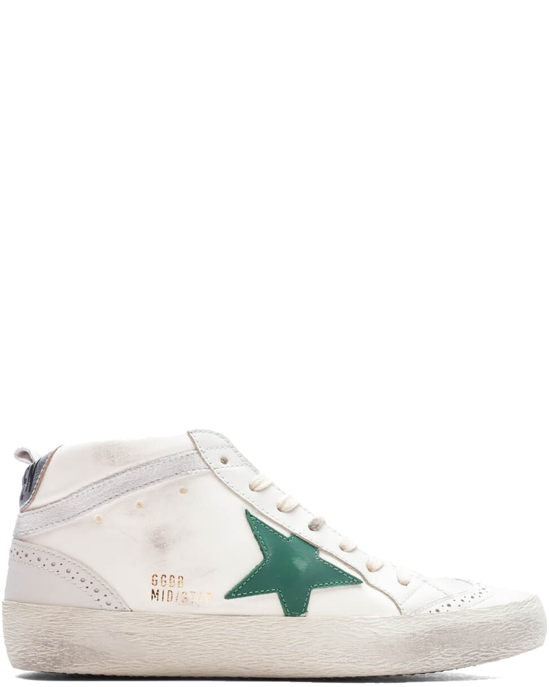 Womens Sneakers Nappa Suede MID Star Golden goose – Гарантія оригінальності