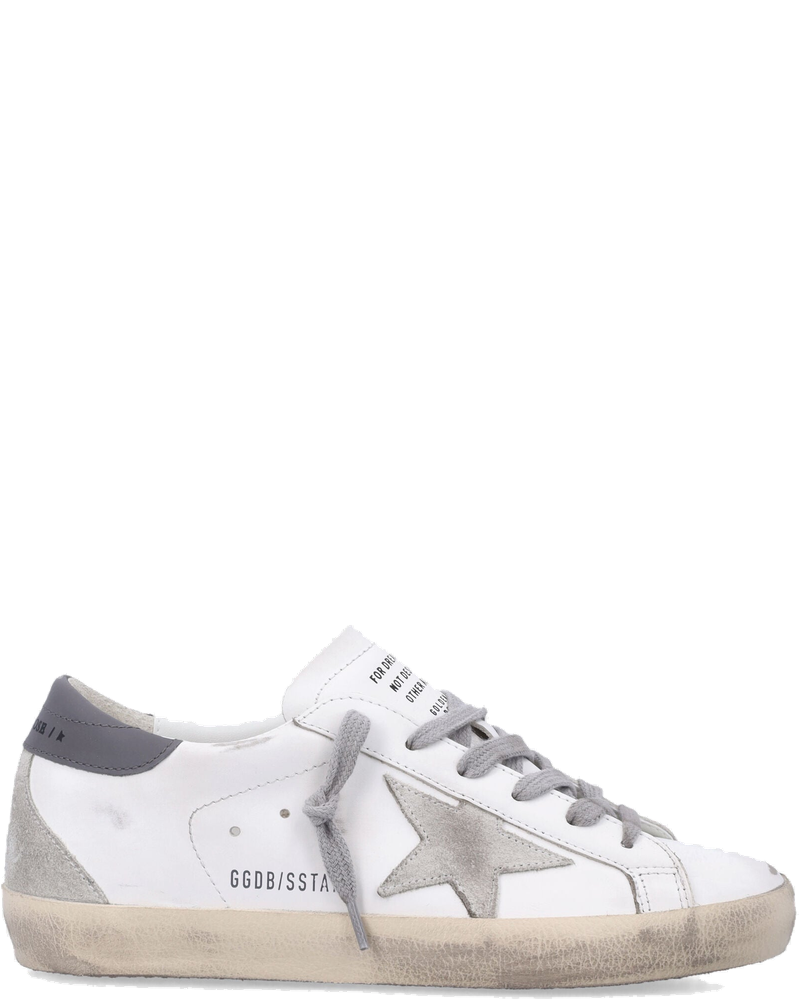 Super Star White And Gray Leather Womens Sneaker Golden goose оригінал – Купити в Україні