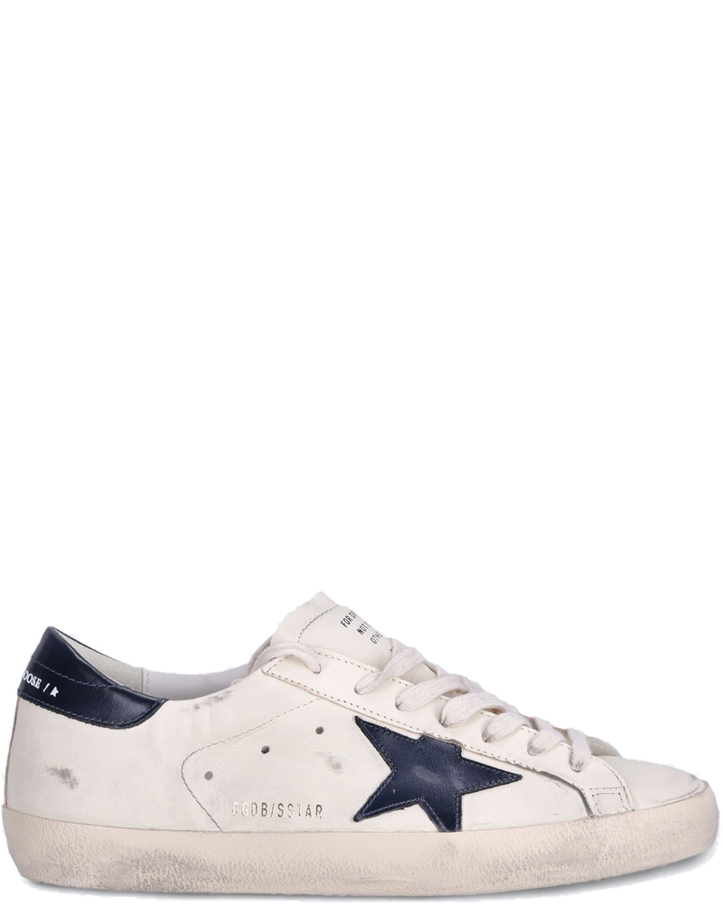 Super-Star Nappa Shiny Leather Star Sneakers Golden goose оригінал – Купити в Україні