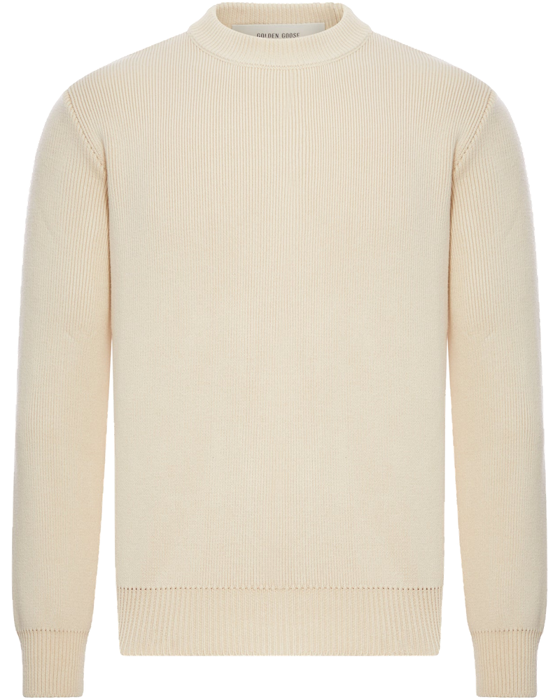 Crew Neck Cotton Sweater Golden goose – Гарантія оригінальності